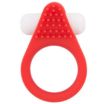 Красное эрекционное кольцо LIT-UP SILICONE STIMU RING 1 RED - Dream Toys - в Кирове купить с доставкой