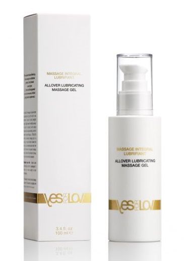 Массажный гель-смазка на силиконовой основе Allover Massage Gel - 100 мл. - YESforLOV - купить с доставкой в Кирове