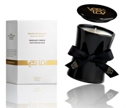 Массажная свеча Titillating Massage Candle - 120 мл. - YESforLOV - купить с доставкой в Кирове