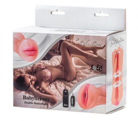 Двусторонний мастурбатор с вибропулей Satisfaction Babylicious - Lola Games - в Кирове купить с доставкой