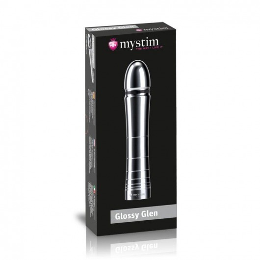 Фаллоимитатор для электростимуляции Glossy Glen Dildo - 14 см. - MyStim - купить с доставкой в Кирове