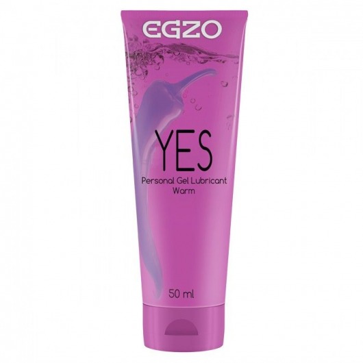Согревающий лубрикант на водной основе Egzo Yes - 50 мл. - EGZO - купить с доставкой в Кирове