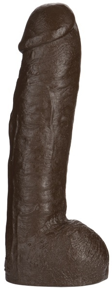 Большая насадка для трусиков Vac-U-Lock Realistic Hung - 31,7 см. - Doc Johnson - купить с доставкой в Кирове