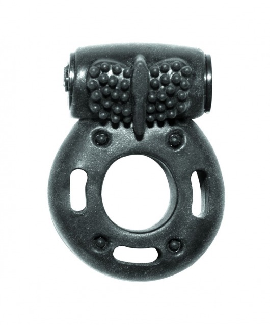 Черное эрекционное кольцо с вибрацией Rings Axle-pin - Lola Games - в Кирове купить с доставкой