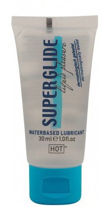 Гель-смазка на водной основе для чувствительной кожи Superglide - 30 мл. - HOT - купить с доставкой в Кирове