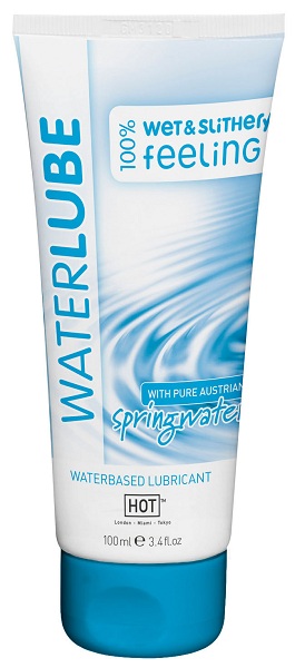 Лубрикант на основе чистой родниковой воды WaterLube - 100 мл. - HOT - купить с доставкой в Кирове