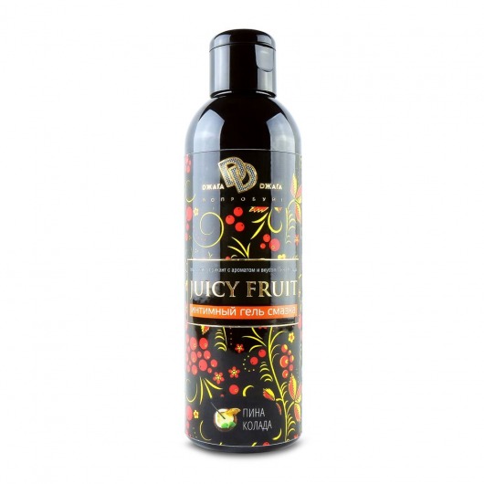 Интимный гель на водной основе JUICY FRUIT с ароматом пина колада - 200 мл. - БиоМед - купить с доставкой в Кирове