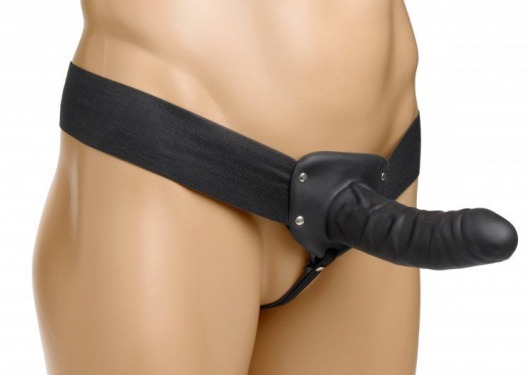 Полый страпон Erection Assist - 15,2 см. - XR Brands - купить с доставкой в Кирове