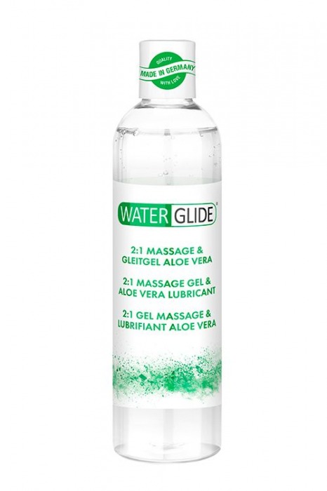 Гель-смазка 2-в-1 MASSAGE   LUBRICANT ALOE VERA - 300 мл. - Waterglide - купить с доставкой в Кирове