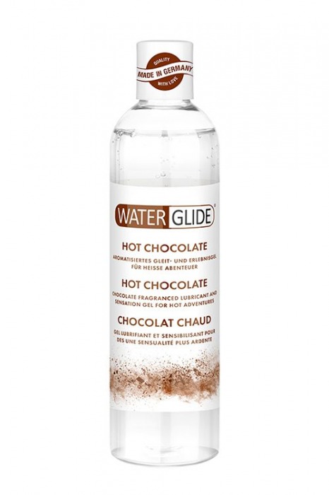 Лубрикант на водной основе с ароматом шоколада HOT CHOCOLATE - 300 мл. - Waterglide - купить с доставкой в Кирове