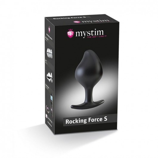 Анальная пробка Rocking Force S для электростимуляции - 9,5 см. - MyStim - купить с доставкой в Кирове