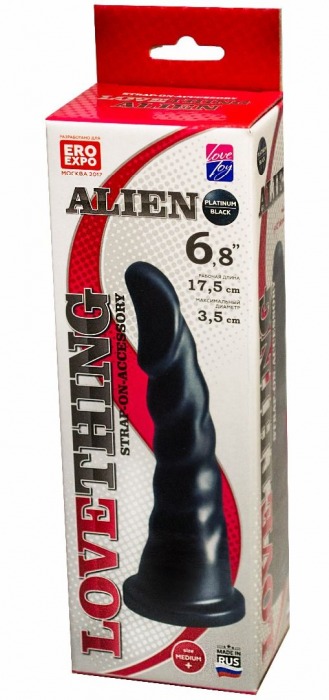 Насадка для трусиков харнесс Alien - 17,5 см. - LOVETOY (А-Полимер) - купить с доставкой в Кирове