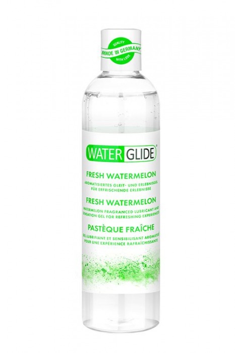 Лубрикант на водной основе с ароматом арбуза WATERGLIDE FRESH WATERMELON - 300 мл. - Waterglide - купить с доставкой в Кирове