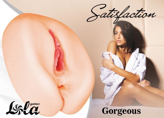 Мастурбатор с 2 тоннелями Satisfaction Gorgeous - Lola Games - в Кирове купить с доставкой