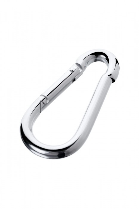 Серебристый карабин TOYFA Metal - ToyFa - купить с доставкой в Кирове