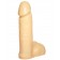 Пустотелый фаллоимитатор телесного цвета - 16,7 см. - Джага-Джага