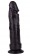 Крупный чёрный фаллоимитатор без мошонки - 20,5 см. - LOVETOY (А-Полимер) купить с доставкой в интернет-магазине Orgasmix в Кирове Крупный чёрный фаллоимитатор без мошонки - 20,5 см. - LOVETOY (А-Полимер)