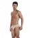 Золотистые мужские трусы-брифы с поясом Flashing Brief - Clever Masculine Underwear купить с доставкой